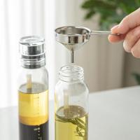 Funel Mini De Acero Inoxidable Para Cocina Con Mango Estable Amplio Bocina Herramientas De Cocina Para Líquidos Y Aceites - details 13