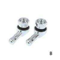 2pcs Valvulas De Rueda Para Motocicleta De Aluminio Aleación Ángulo De 90 Grados Tampa De Tubería Tubeless Stems Para Piezas CNC - details 5
