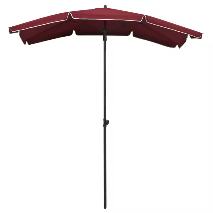 Sombrilla de Jardín con pértiga Rojo Burdeos 200x130 cm - 1