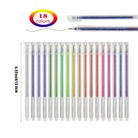 Juego De 12 Rotuladores De Gel Con Inky Glitter Refill De 12 Colores Adecuado Para Adultos Y Niños Dibujo De Libros Y Diarios - details 1