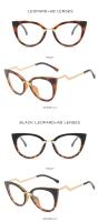 Gafas De Ojos De Gato Oversized Para Mujer KAMMPT Montura Vintage Redonda De Moda 2023 Ópticas Sin Receta Accesorios De Óptica - details 6