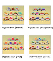 Juguetes De Tren De Madera Magnéticos Montessori Para Niños Set De Aprendizaje Temprano Con Animales Frutas Y Colores Juguete Educativo Para El Desarrollo Cognitivo - details 15
