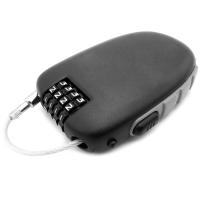 Cerradura De Combinación Para Casco De Motocicleta Herramienta De Bloqueo Con Cadena Telescópica Coded 4 Dígitos Anti-Robo - details 0