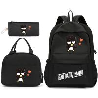 Set De 3 Bolsos Para Estudiantes Con Mochila Y Bolsa De Almuerzo Badtz Maru Para Adolescentes Cómodos Y Casuales Para Viajes - details 15