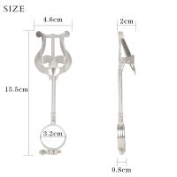 Soporte De Música Portátil Para Instrumentos De Viento Como Clarinete Trombón Y Saxofón Alto Pieza De Repuesto Fuerte Para Partituras - details 6