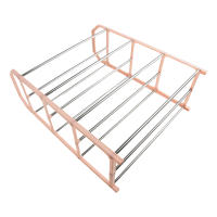 Rack De Zapatos De Metal Organizador De Calzado Estante De 4 Capas Espacioso Para Sala De Estar Material Duradero - details 30