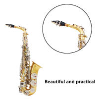 Mandíbula De Saxofón Alto Tenor Soprano Plástico Con Tapa Y Hebilla De Metal Requinto Dental De Madera Instrumento Accesorios - details 3