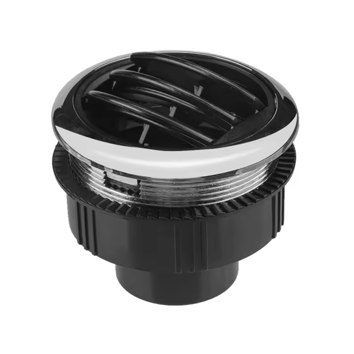 Salidas De Aire Universal A/C 2.95 Pulgadas Con Cromo 75mm Grille De Ventilación Para Aire Acondicionado Cubierta De Grille - 1