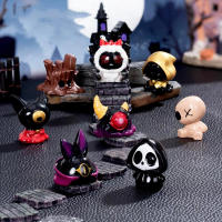 5Pcs Mini 3D Decoración De Halloween Bat Pumkin Fantasma Resina Miniatura Ornamentos Para Casa De Muñecas Accesorios DIY - details 0