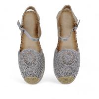 Calzados soraia, Sandalia ganchillo mujer para verano, Sandalia con plataforma de yute, 2024 - details 6