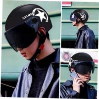 Casco de Coche de motor Eléctrico Scooter Bike Open Face media Gorra de Béisbol Anti-UV casco de Seguridad casco de Bicicleta ajustable - details 2