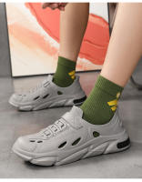 Nuevos Zapatos De Jardín Para Hombre Verano Ligeros Y Cómodos Sandalias Deportivas Y Casuales EVA Integrado Perforado Para Playa - details 18