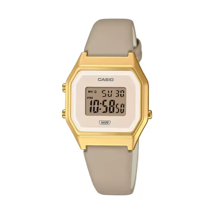Reloj Casio Mujer LA680WEGL-5EF - Cuero Pastel, Resistente al Agua 3 ATM - 1
