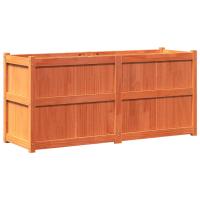vidaXL Jardinera de madera de pino impregnada 150x50x70 cm Color Pino natural,  Pino blanco,  Marrón pino y mas - details 1