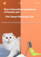 Juguete Interactivo Para Gatos Smart Auto-Running Coche Con Detección De Obstáculos Durable Para Juego En Interiores - details 0