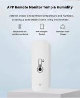 Sensor De Temperatura Y Humedad Zigbee WiFi Tuya Monitoreo Remoto Por App Para Hogar Inteligente Compatible Con Alexa Y Google Assistant - details 2