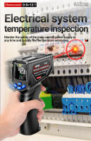 ANENG TH06 Gun Thermometer Digital Infrarrojo Sensor 0.1-1.00 Emissivity Adjustable VA Display Instrumento De Detección Industrial - details 3