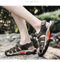 Sandalias Para Hombre De Cuero Genuino Cómodo Talla Grande Verano Exterior Sandalias De Playa Romanas Zapatos De Calzado Casual - details 26