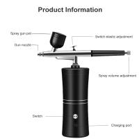 Compresor De Aerógrafo Para Uñas 7.4V Portátil Para Arte De Uñas Y Pintura De Manualidades Herramienta De Compresor De Aerógrafo - details 6