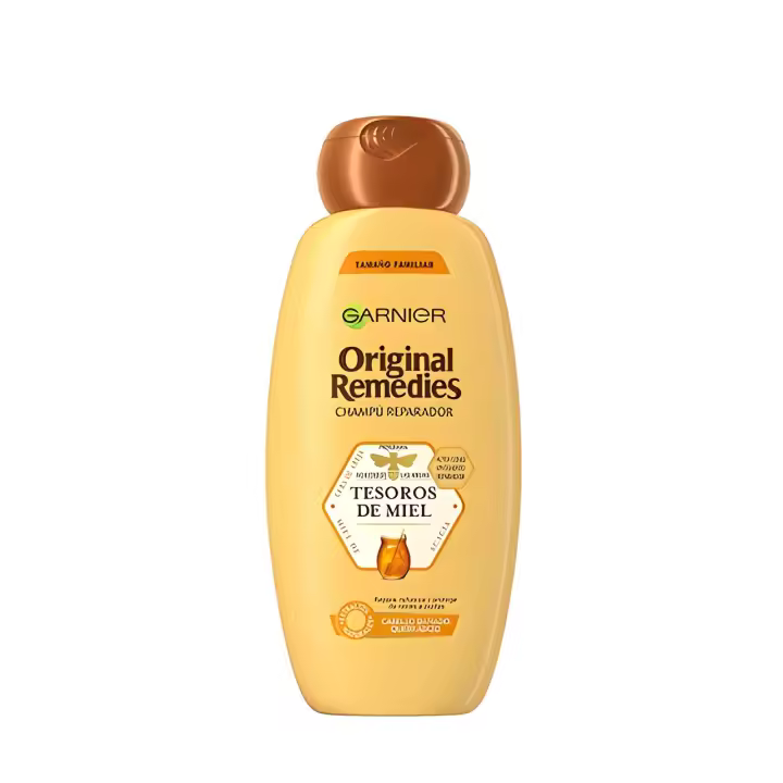 Garnier Champú Original Remedies Tesoros de Miel 600ml - 1