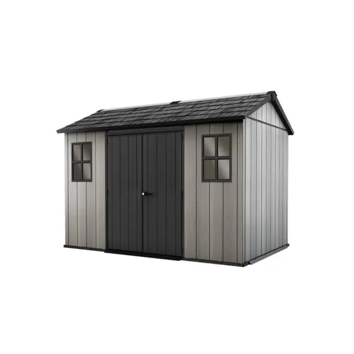 KETER 230167 Caseta de exterior Oakland 1175 - 350x230x253 cm y 7,2m2 - Deco Gris - 1