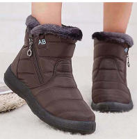 Botas De Invierno Para Mujer Botas De Nieve Impermeables Y Ligeras De Caña Alta Calzado Casual Con Forro De Pluma Y Suela De Goma - details 4