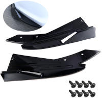 Par De Spoiler De Parachoques Trasero Para Coche Universal Fibra De Carbono Protección Anti-Choque Difusor De Borde De Pies Delanteros Y Aretes - details 8