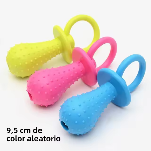 Juguete Masticable Para Perros Pequeños Forma De Hueso Resistente Al Mordisco Juguete De Goma Suave Para Entrenamiento Y Masticar - 1