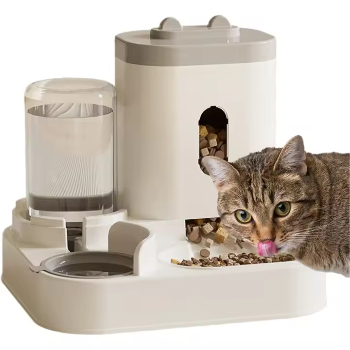 Dispensador Automático comida para mascotas,práctico container para Comida y Agua para mascotas,dispensador Automático - 1