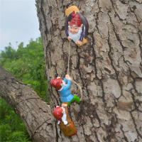 Gnomos De Escalada En Resina Figura De Arte Gnomos Para Jardín Adorno De Paisaje De Patio Decoración Del Hogar Regalo - details 7