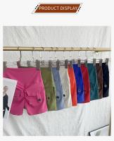 Shorts De Yoga De Cintura Alta Nude Para Glúteos Pera Con Bolsillo Rápidos Secado Entrenamiento En El Gimnasio Ciclismo Deportes Al Aire Libre Material Nylon Spandex - details 6