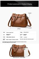 Bolso Bandolera Grande Versátil De Moda Para Mujer Bolso De Hombro Para Mamá Primavera Verano 2025 Material PU Con Cierre De Cremallera - details 7