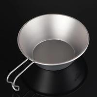 Tazón De Camping Sierra De 300ml De Titanio Con Manija Fija Ultraligero Portátil Para Picnic Alimentos Contenedor Salad Meal - details 2