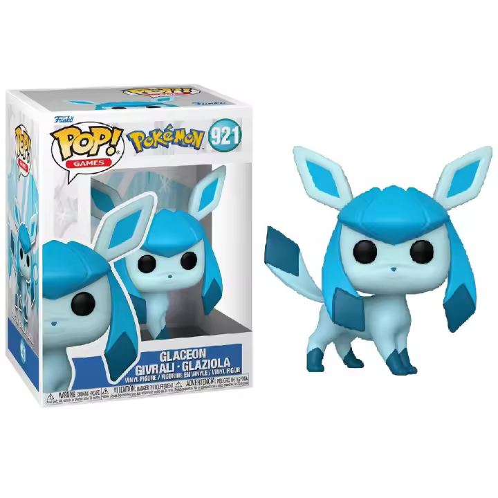 FUNKO POP! POKEMON - GLACEON (EMEA), 69080, Nº921M TIENDA CON LICENCIA OFICIAL - 1