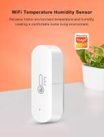 Sensor De Temperatura Y Humedad WiFi Para El Hogar Inteligente Compatible Con Alexa Tuya Medidor Interior Precisión Alta Batería AAA Incluida - details 0