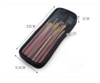 Bolsa De Viaje Para Cepillos De Maquillaje Capacidad Grande Diseño De Malla Portátil Y Sencilla Para Almacenamiento De Maquillaje Y Bolígrafos - details 0