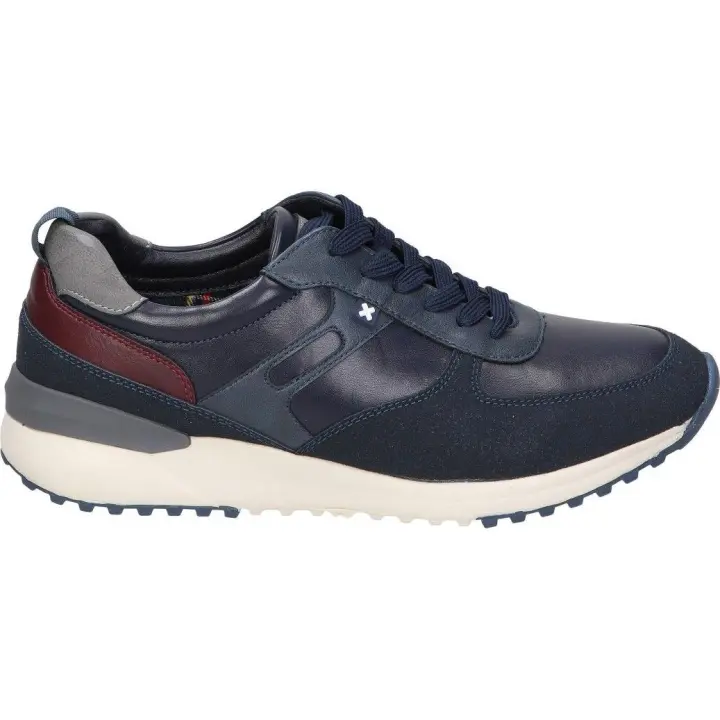 XTI | Zapatos Casual XTI para Hombre – Zapatos Cómodos en Color Azul Marino – Zapatos con Cierre de Cordones – Estilo Casual – Cómodos y Versátiles – Polipiel – Modelo 143376 - 1