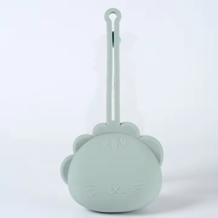Estuche De Almacenamiento Para Chupete De Silicona Portátil Con Correa Resistente Al Caídas Para Bebés Organizador De Chupetes Con Lanyard - 1
