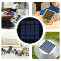 Panel De Carga Solar Mini Redondo 1.1W 5V Celula Epoxy Para Batería Y Teléfonos Potencia De Carga Solar Para Juguetes/Luz 3.7-5V - details 2