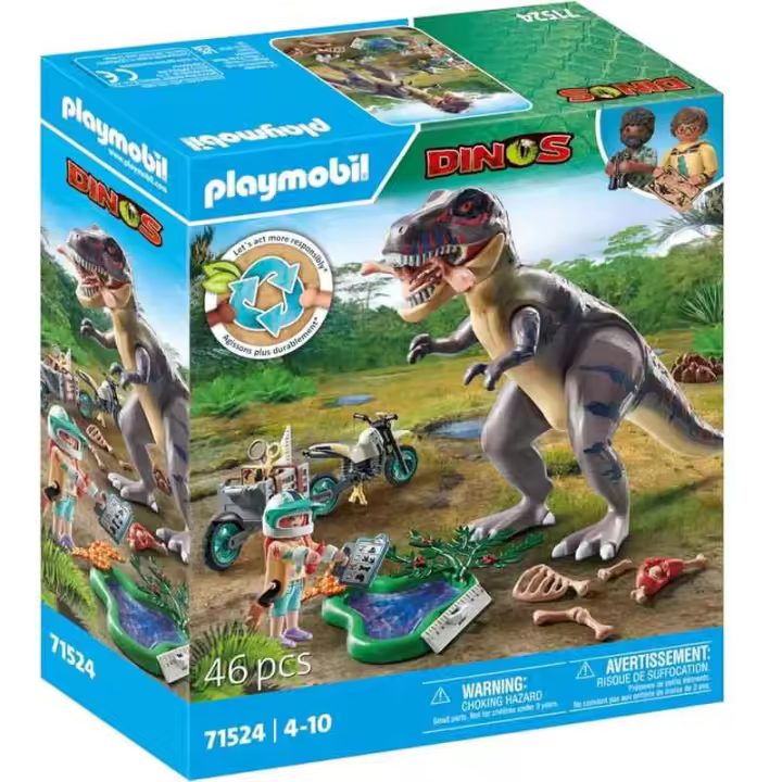 Playmobil 71524 - Dinos: T-Rex y Rastreador PLAYMOBIL - 1