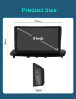 Podofo Radio de coche Android 2 Din para Renault Megane 3 exportación 2009 2010 2011 2012 2013 2014 Carplay 8+128GB AI Voice WIFI+4G DSP GPS Navegación Multimedia Reproductor de Video - details 20