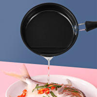Sartén Mini De 12cm En Acero Inoxidable Antidesbordamiento Inducción Redonda Para Desayuno Freír Huevo Con Mango Largo - details 3