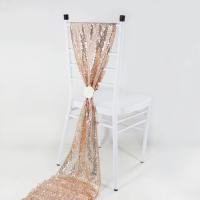 Mantelos De Lentejuelas Brillantes Para Decoración De Bodas Cumpleaños Baños De Lujo Fiesta Navidad Personalizados De Poliéster 100% - details 4