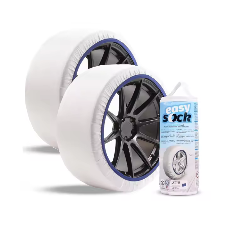 ENERFERO-Cadena de nieve textil para neumaticos,Cadenas Coche Nieve Easy Sock,Cadenas Nieve Coche Antideslizantes y Resistentes,Kit de 2 Cadenas - 1
