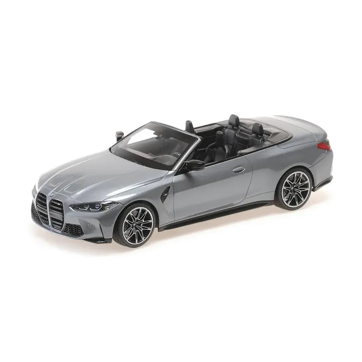 MINICHAMPS 1/18 BMW M4 CABRIOLET GRIS METALICO 2021 - 155021034 - 1