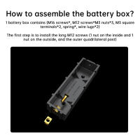 Caja De Almacenamiento Para Baterías 21700 18650 Sin Soldar Soporte Para Baterías De Litio Caso De Carga DIY Con Ranuras Splicable - details 4