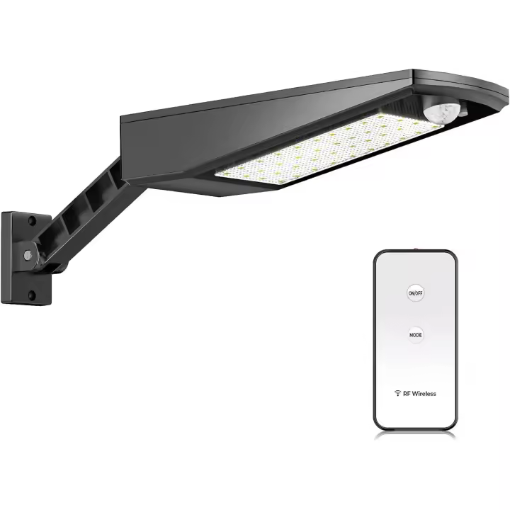 Lámpara solar de 48 LED, 4500 mAh, 900 lm, IP65, resistente al agua para exteriores - 1