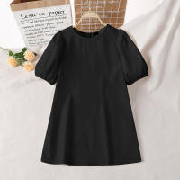 VONDA Vestido Mini De Verano Para Mujer Elegante Corto Con Mangas Flounce Estilo Casual Solido Cuello Redondo Vestido De Fiesta De Playa - details 13