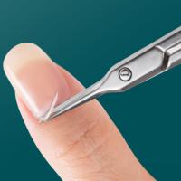 Tijeras De Cutícula De Acero Inoxidable Estilo Ruso Para Arte De Uñas Y Belleza Herramientas Para Cejas Fijación Frontal Resistente Y Afilada - details 3