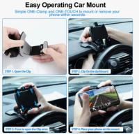 Soporte Móvil para Coche, soporte para teléfono móvil ajustable y giratorio de 360 Grados, adecuado para teléfonos inteligentes - details 2